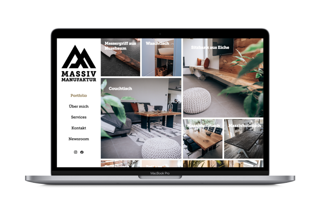 Massiv Manufaktur Homepage - Home