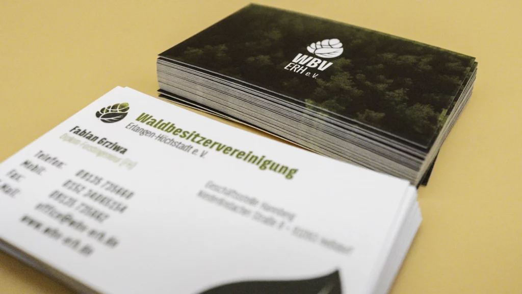Waldbesitzervereinigung Visitenkarten